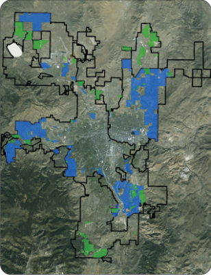 Small screenshot of map showing approved future developments in Washoe County, NV.